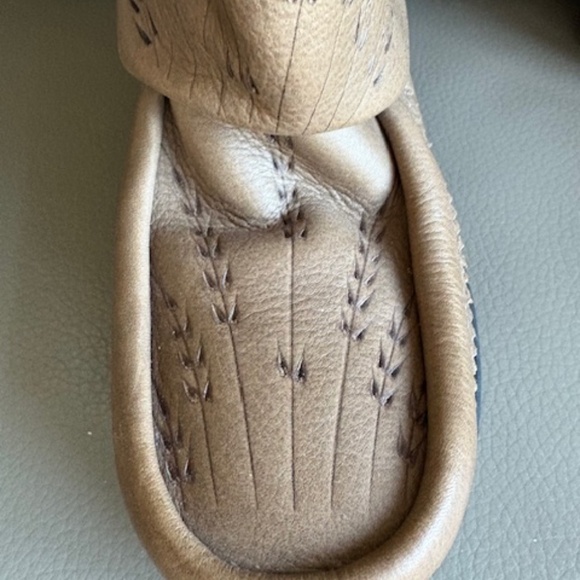 Manitobah Mukluks Gatherer sz L5 vintage full grain leather boots pewter brown - Picture 11 of 16